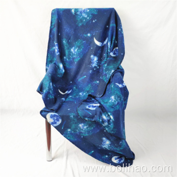 New Warm and Comfortable Polar Fleece Printing Blanket Outdoor Fleece Water Proof Blanket